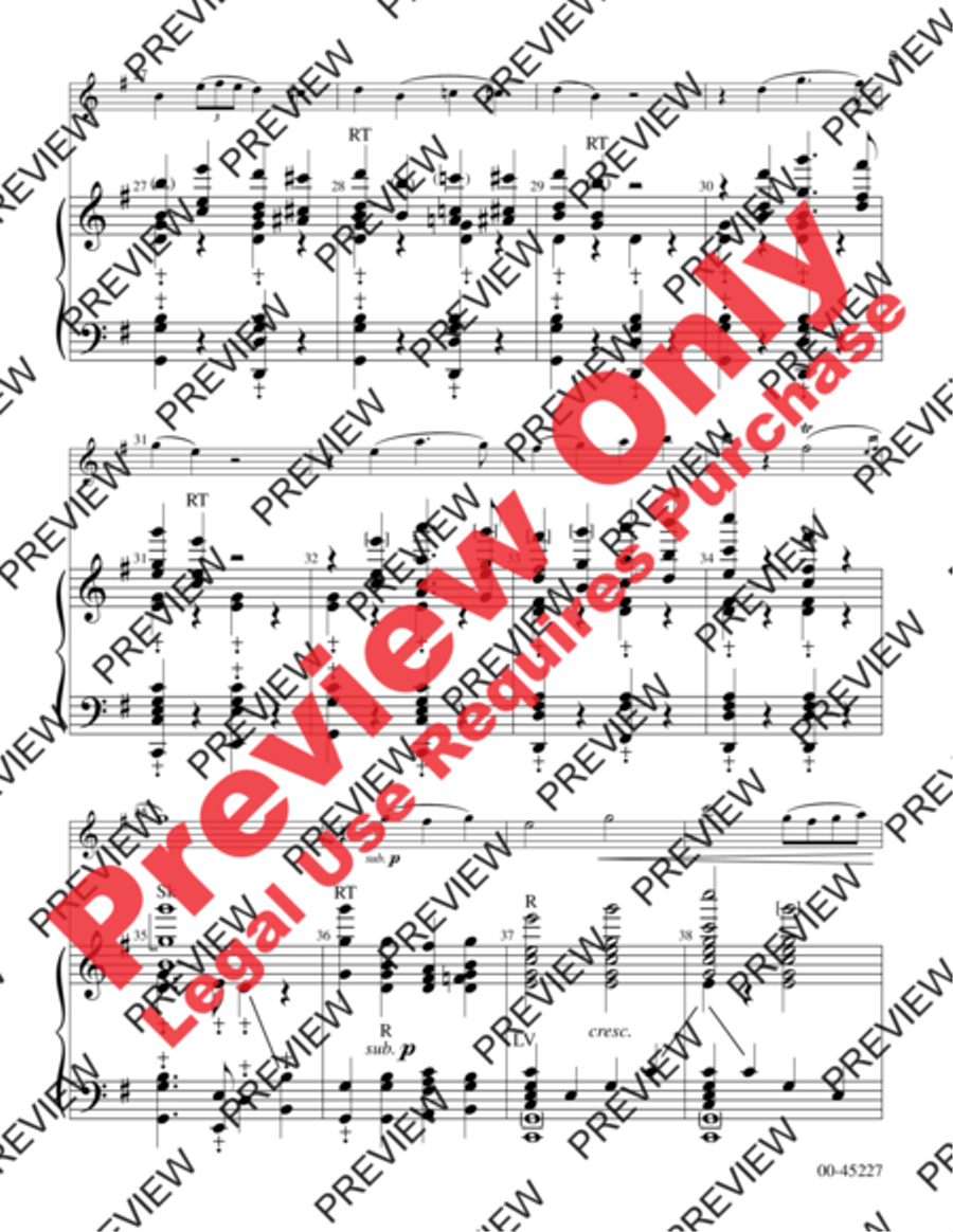 Sergeant Banyon's March Handbell Choir scores gallery preview page 5