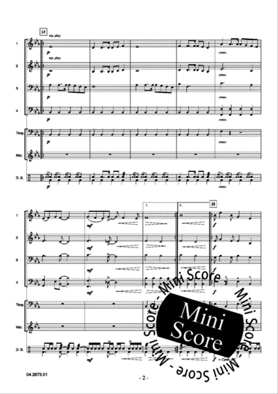Adventure Game Brass Band scores gallery preview page 6