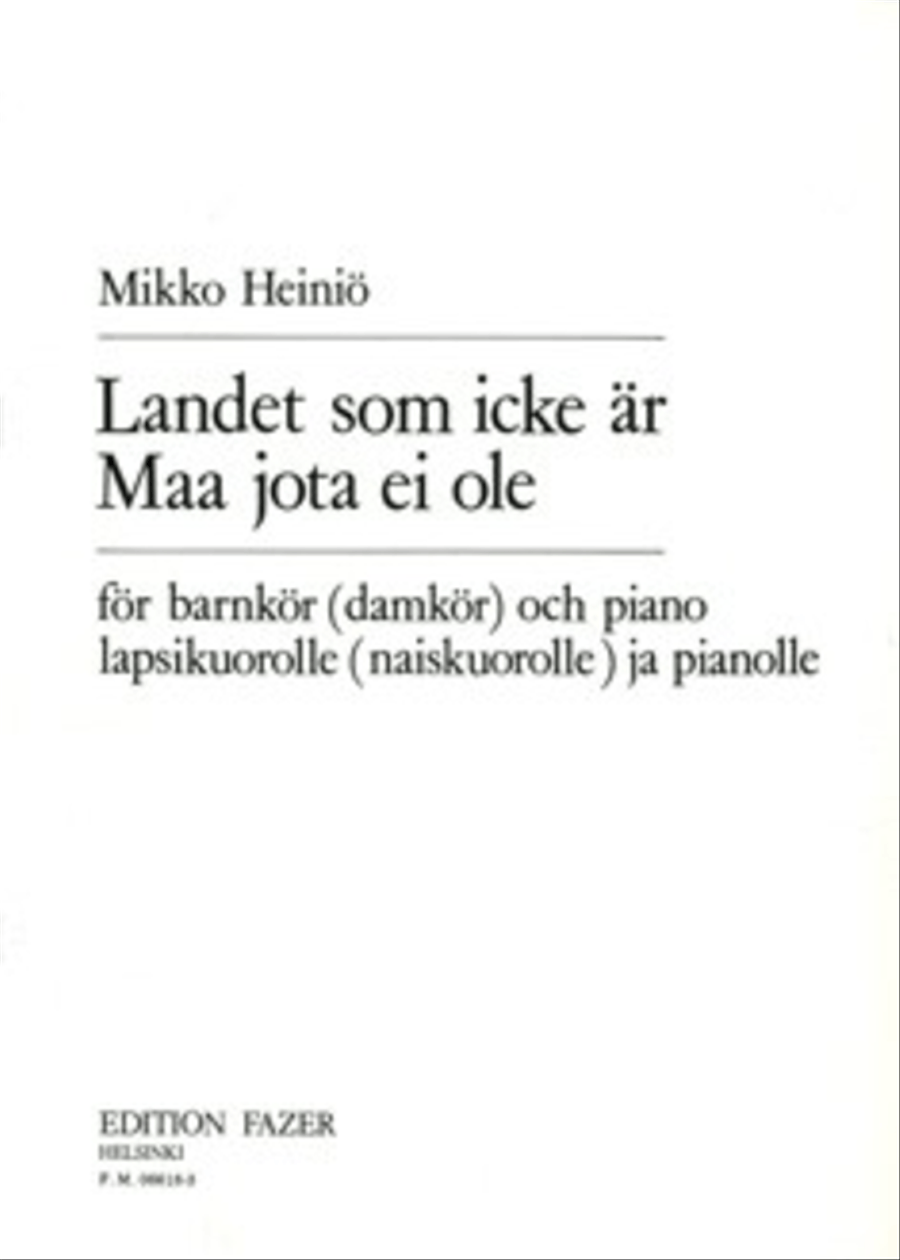Landet som icke är / Maa jota ei ole (The Land that is Not) SSAA scores gallery preview page 1