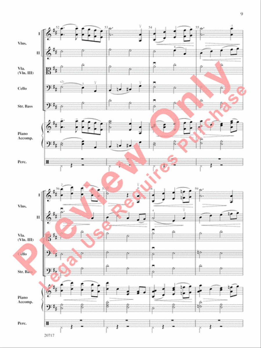 1812 Overture String Orchestra scores gallery preview page 9