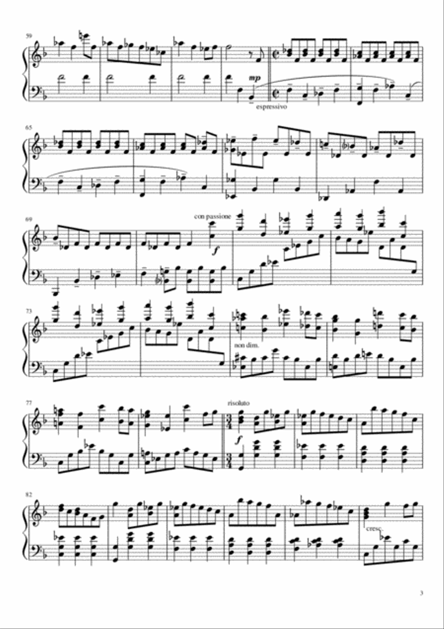 Legend №1 Piano Solo scores gallery preview page 3