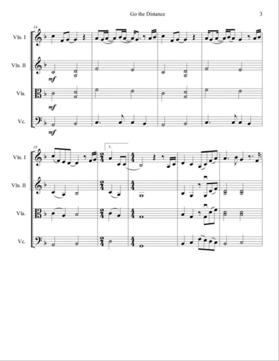 Go The Distance String Trio scores gallery preview page 4