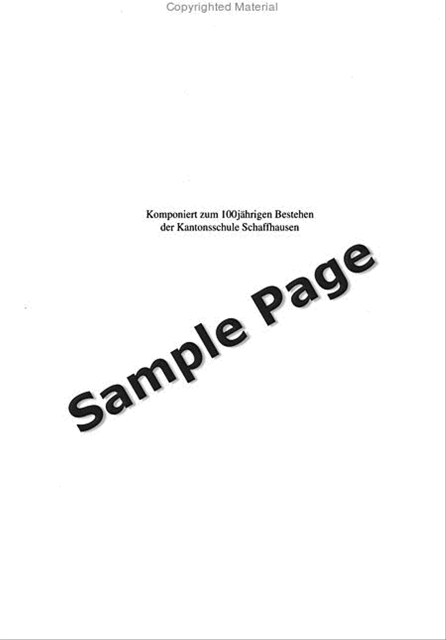 Gloriola Satb/strings/pf Score 4-Part scores gallery preview page 3
