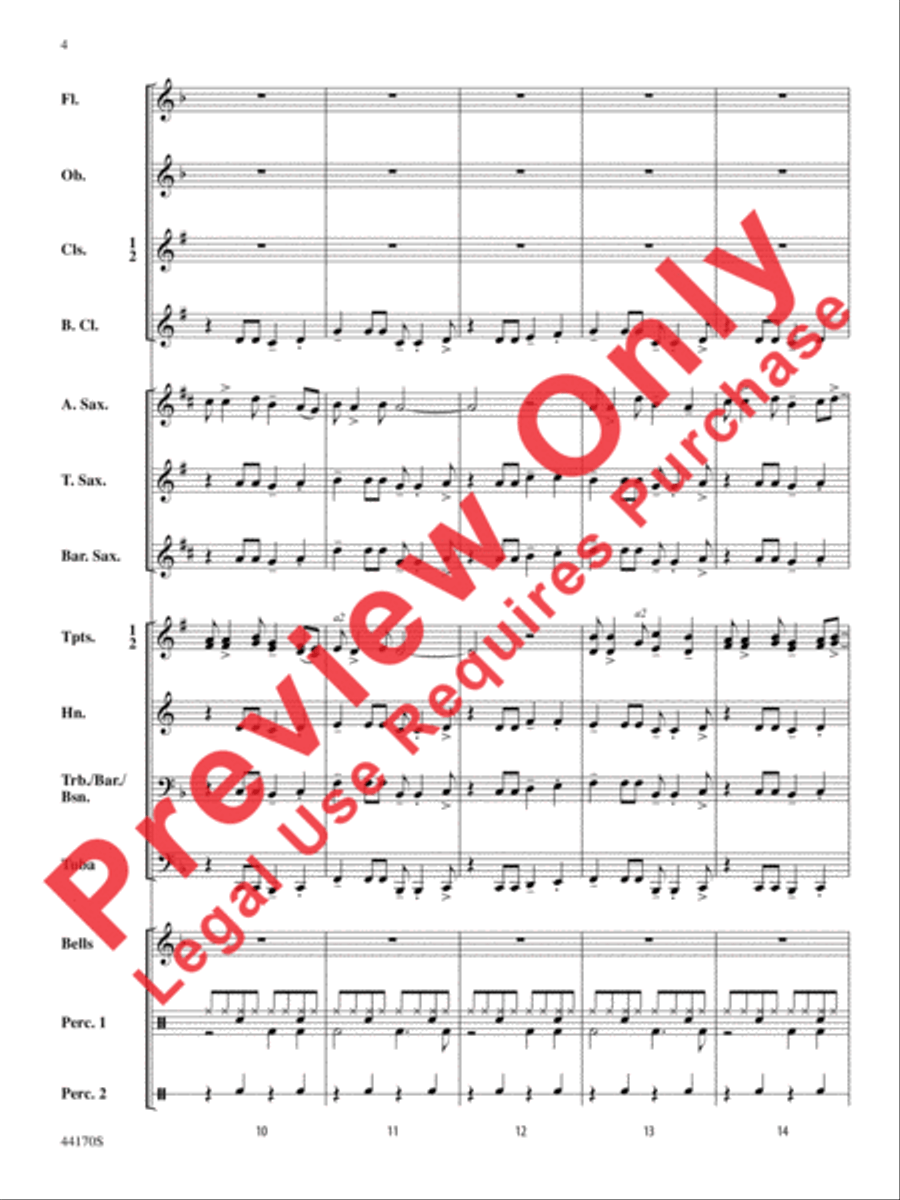 Fiesta Rock Fiesta Rock Concert Band scores gallery preview page 5