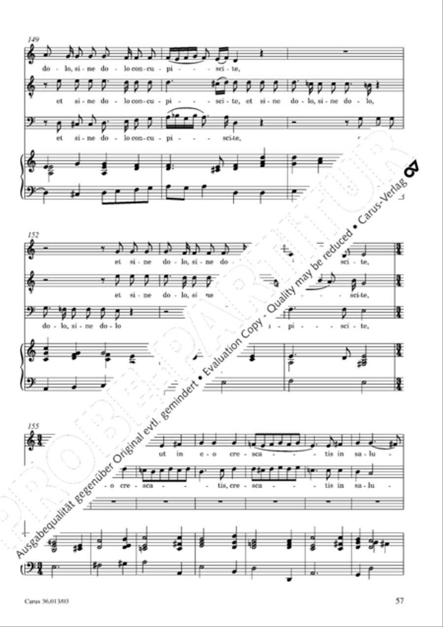 Membra Jesu nostri SSATB scores gallery preview page 58