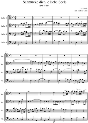 Schmücke dich, o liebe Seele BWV 654
