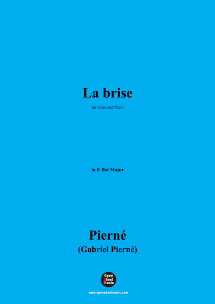 G. Pierné-La brise,in E flat Major