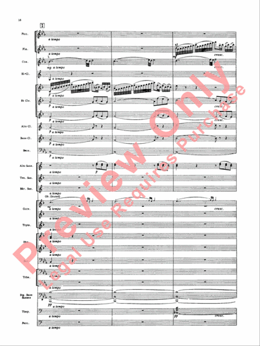 Toccata Concert Band scores gallery preview page 17