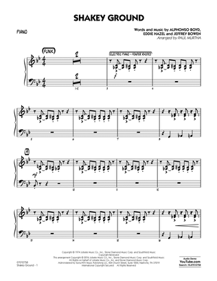 Shakey Ground (arr. Paul Murtha) - Piano