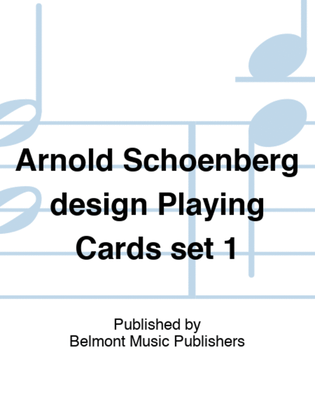 Arnold Schoenberg design Playing Cards set 1