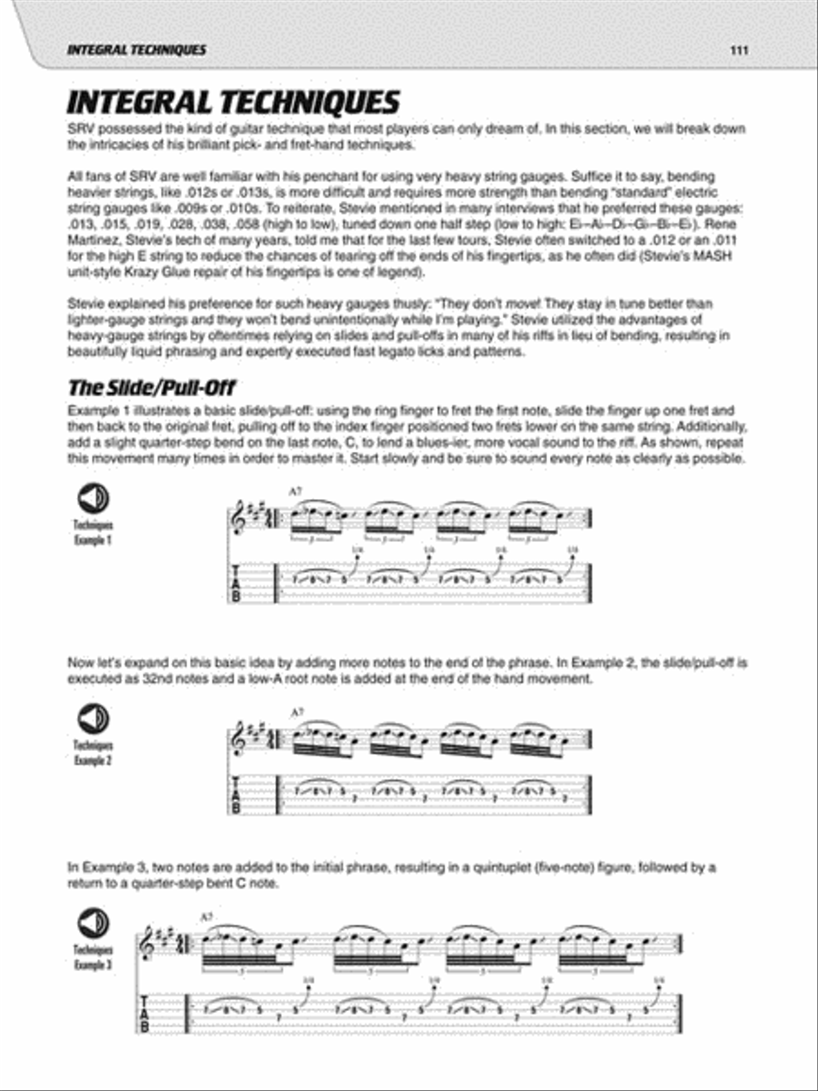 Play like Stevie Ray Vaughan Guitar scores gallery preview page 7