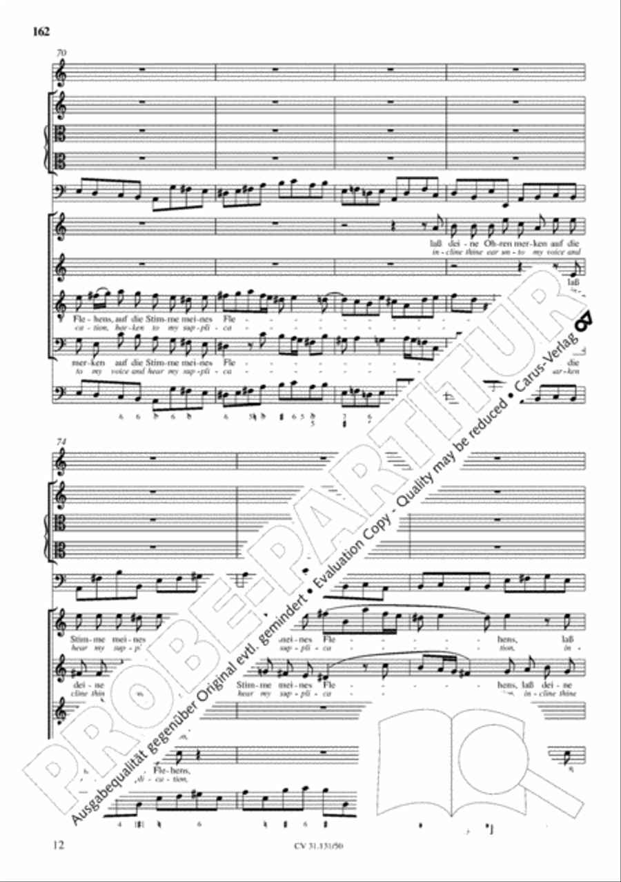 The Complete Sacred Vocal Works (Das geistliche Vokalwerk) Voice scores gallery preview page 163