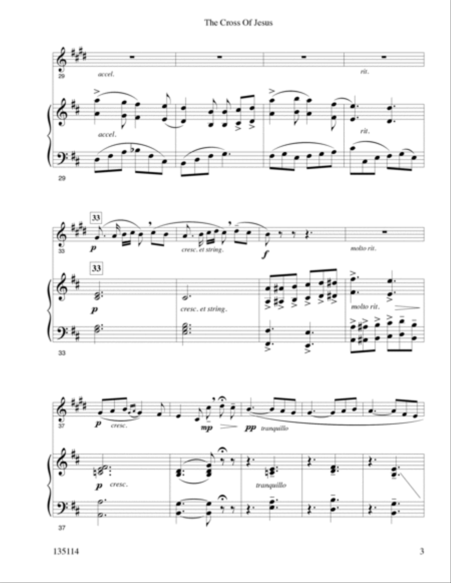 The Cross Of Jesus Trumpet Solo scores gallery preview page 4