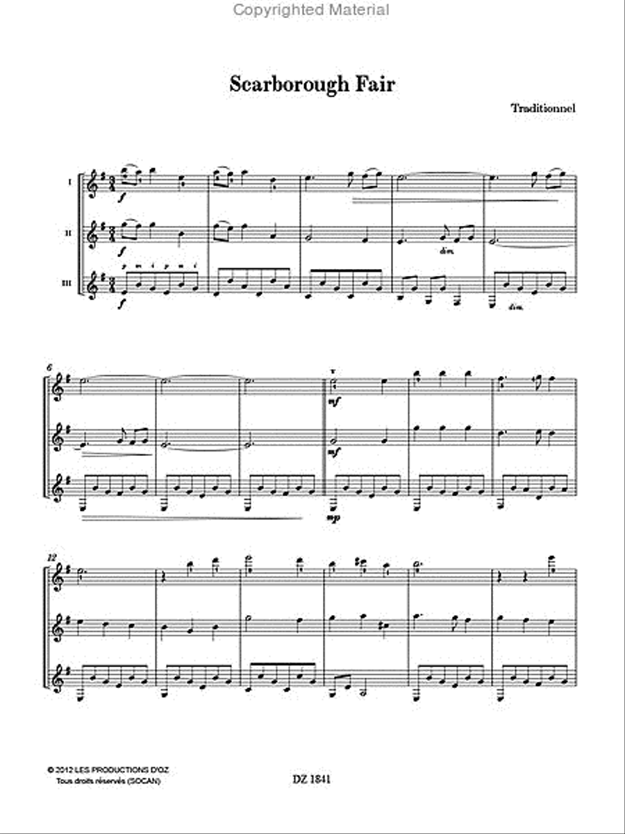 Let’s Play Together - Folk & Pop Guitar Ensemble scores gallery preview page 2