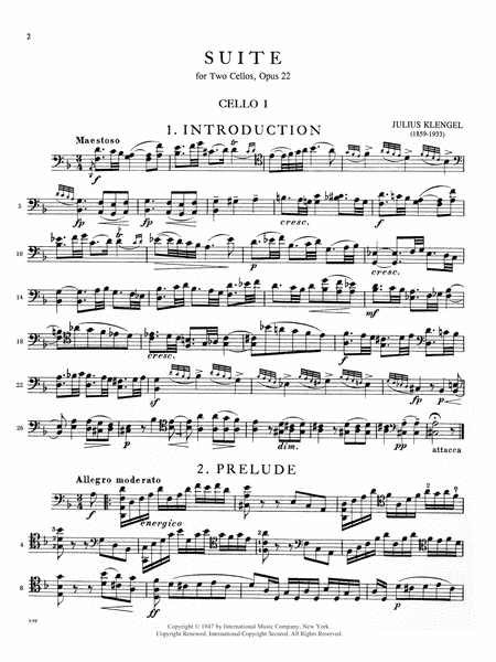 Suite In D Minor, Opus 22