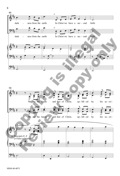 A Steady Flame to Light the Dark (Choral Score) image number null