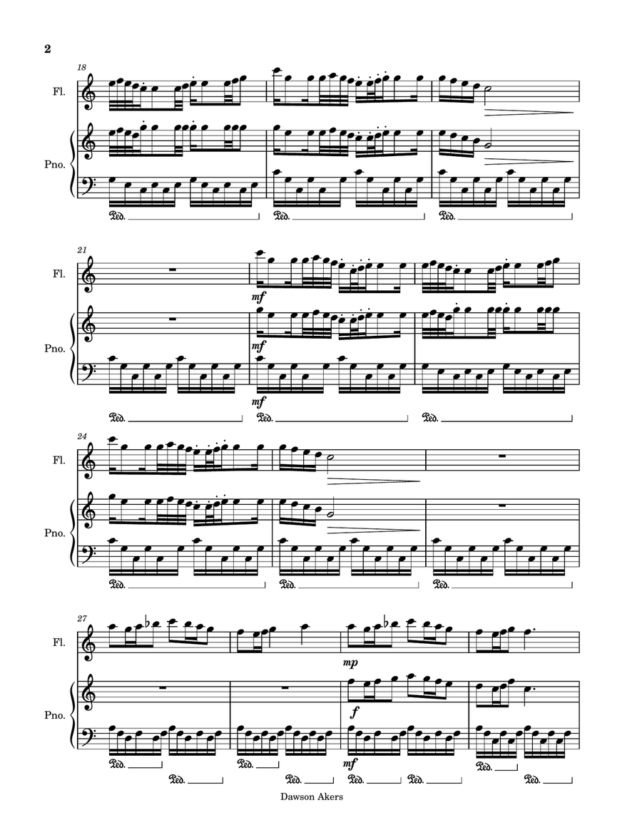 Lily's Waltz, Op. 7 Lily's Waltz, Op. 7 Flute Solo scores gallery preview page 2