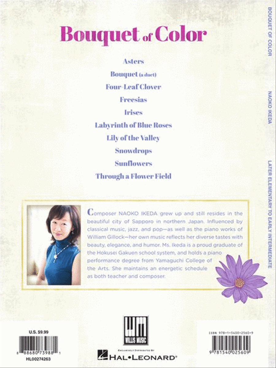 Bouquet of Color Easy Piano scores gallery preview page 7