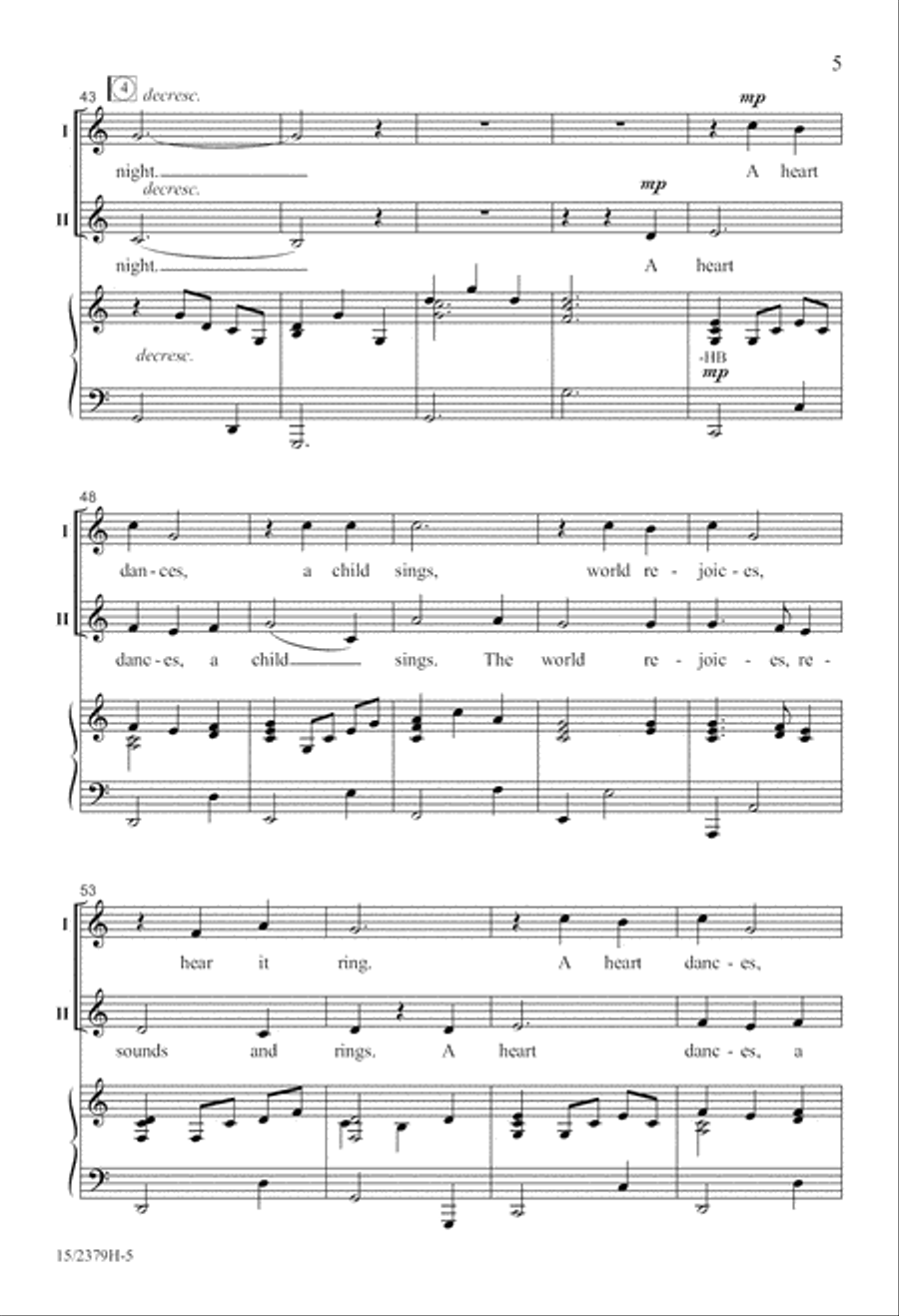 A Star Dances, an Angel Sings 2-Part scores gallery preview page 6