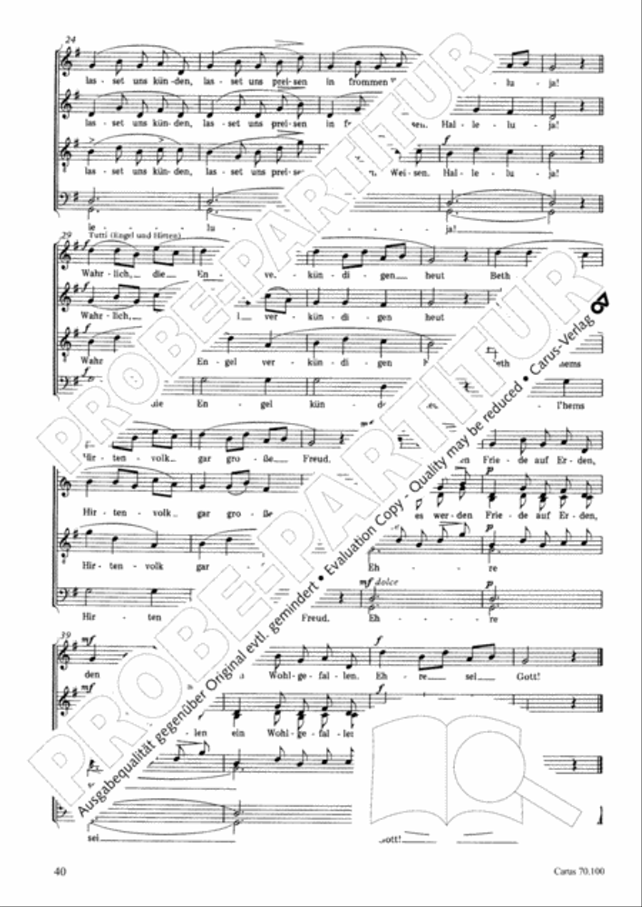 Geistliches Chorbuch der Romantik Choir scores gallery preview page 41