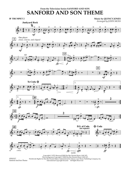 Sanford And Son Theme - Bb Trumpet 2