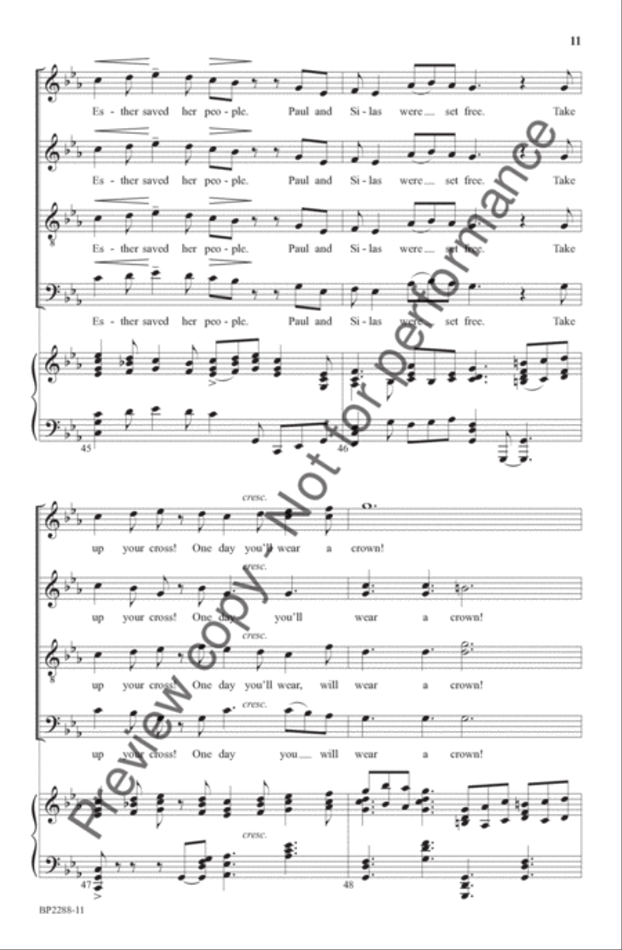 God Wouldn't Bring You This Far to Leave You 4-Part scores gallery preview page 12