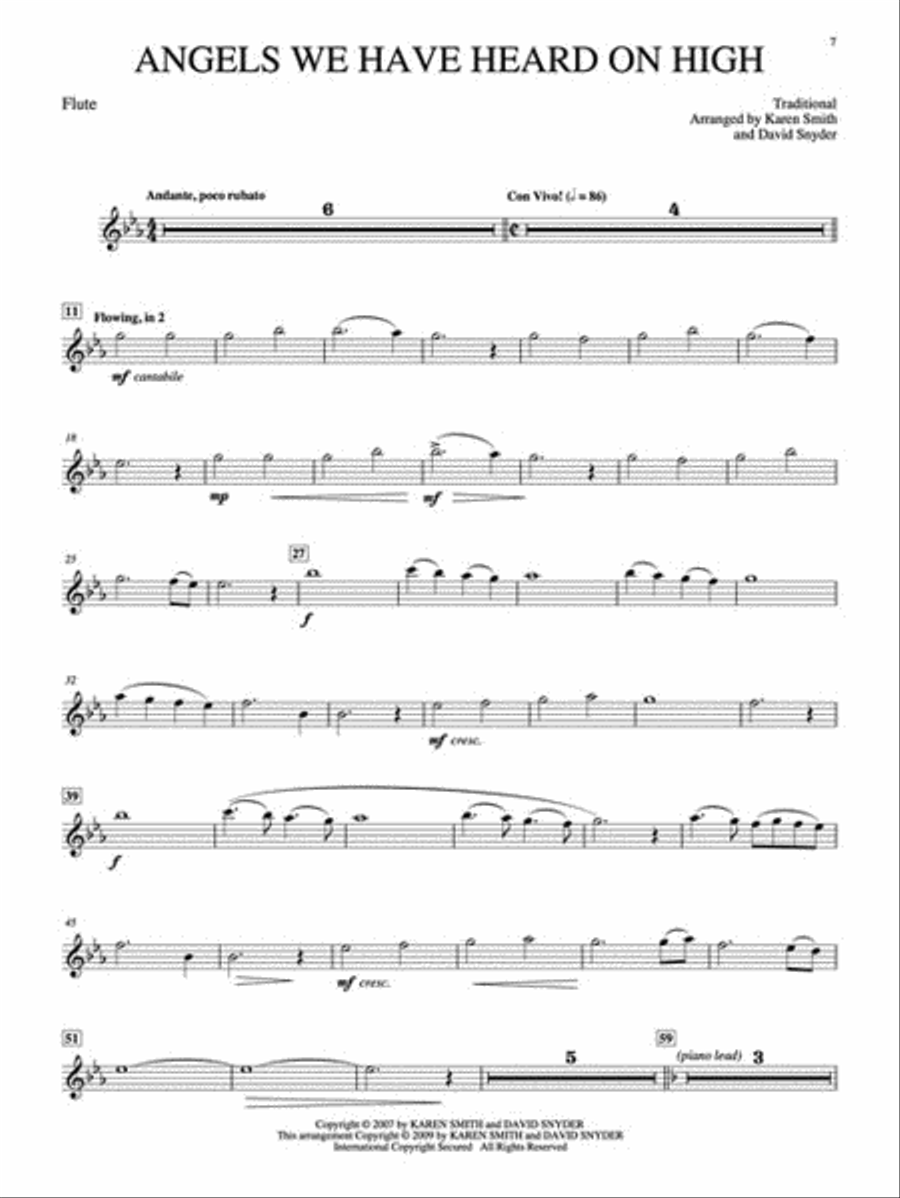 O Holy Night O Holy Night Flute Solo scores gallery preview page 3