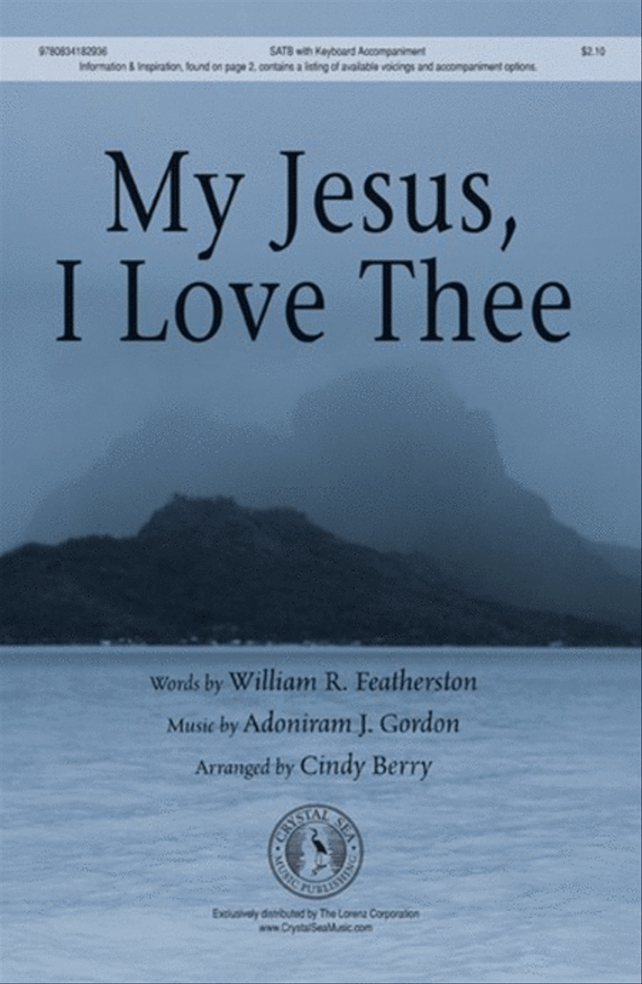 My Jesus, I Love Thee