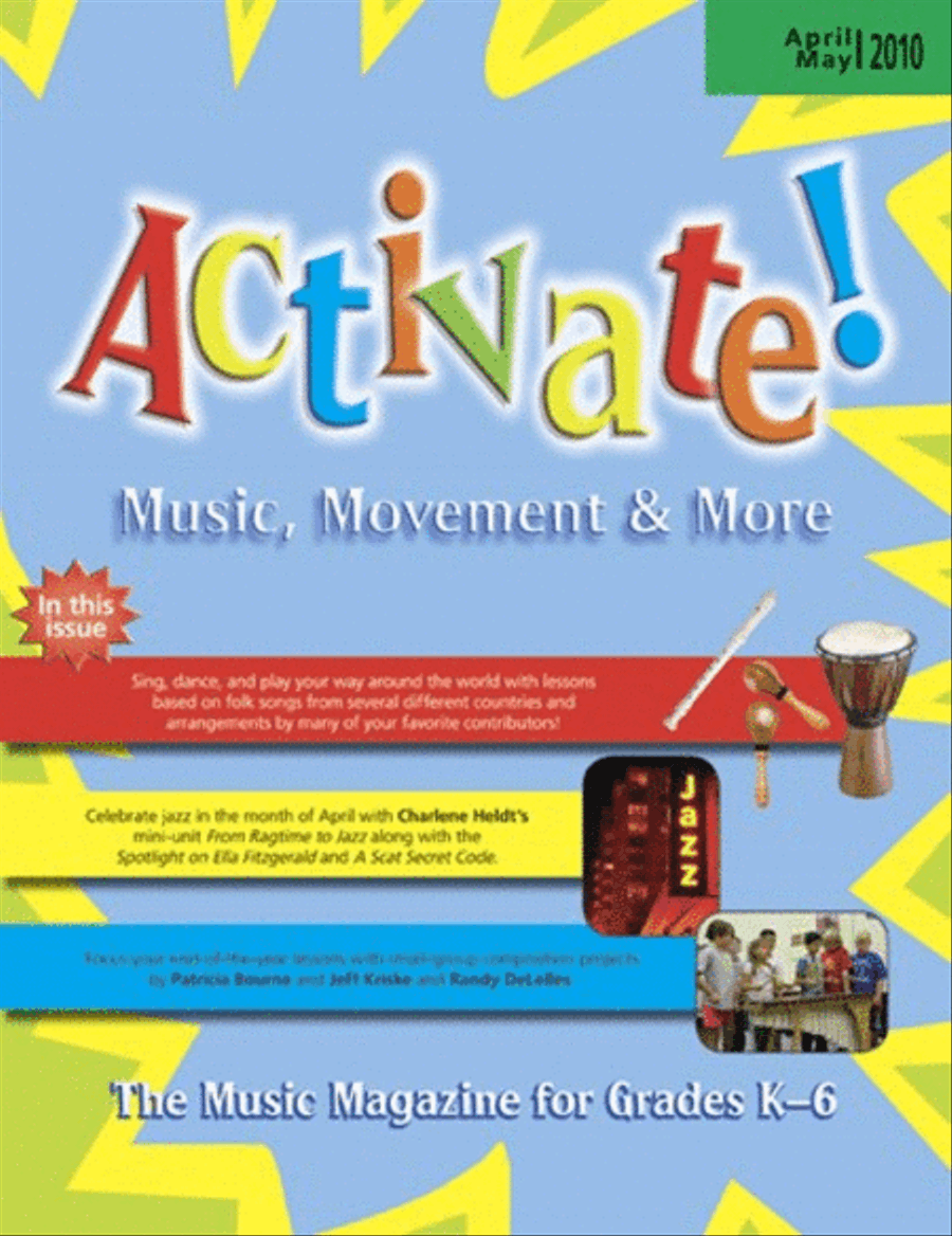 Activate! Apr/May 10 Unison Choir scores gallery preview page 1