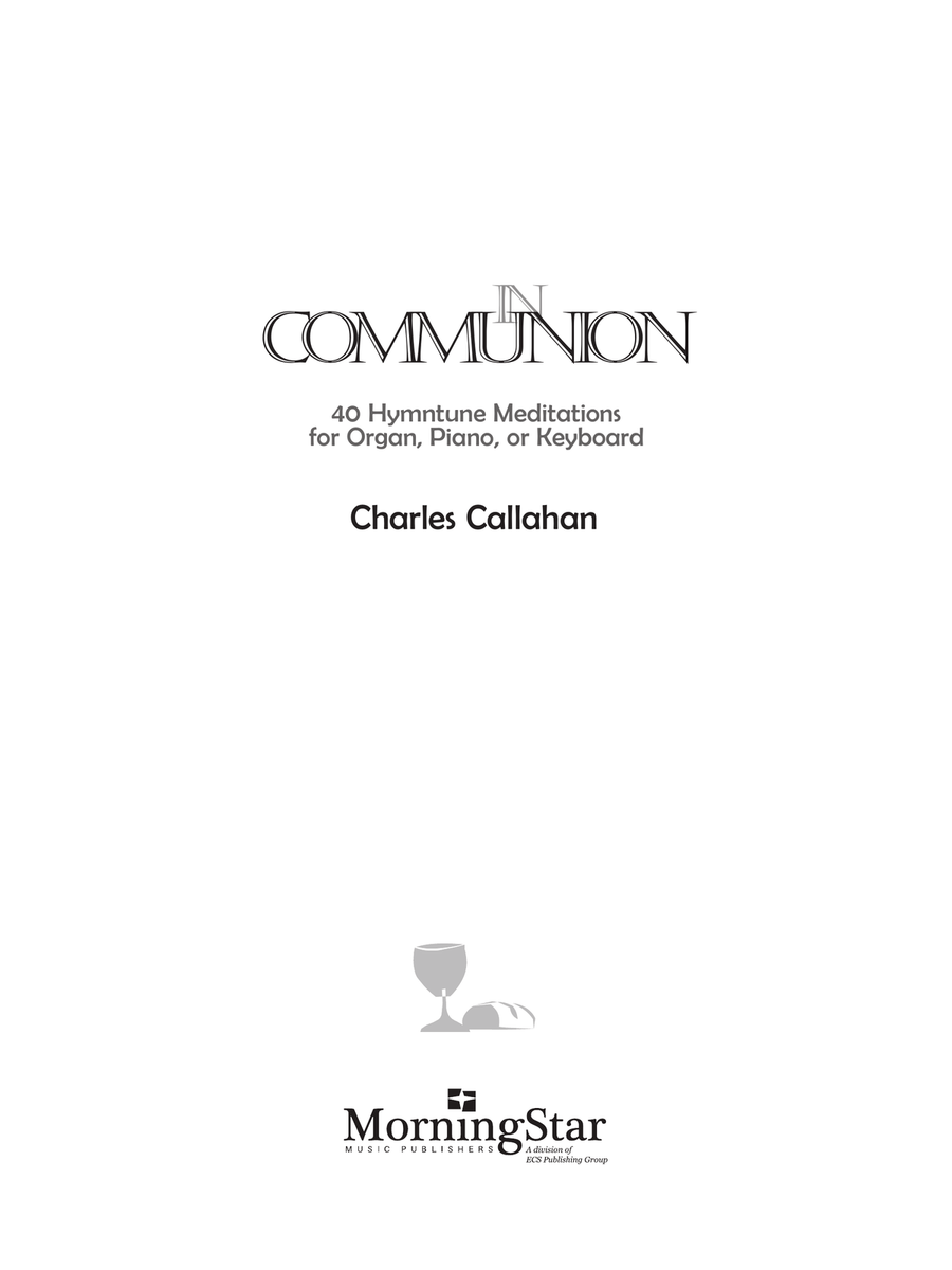 In Communion Organ scores gallery preview page 1