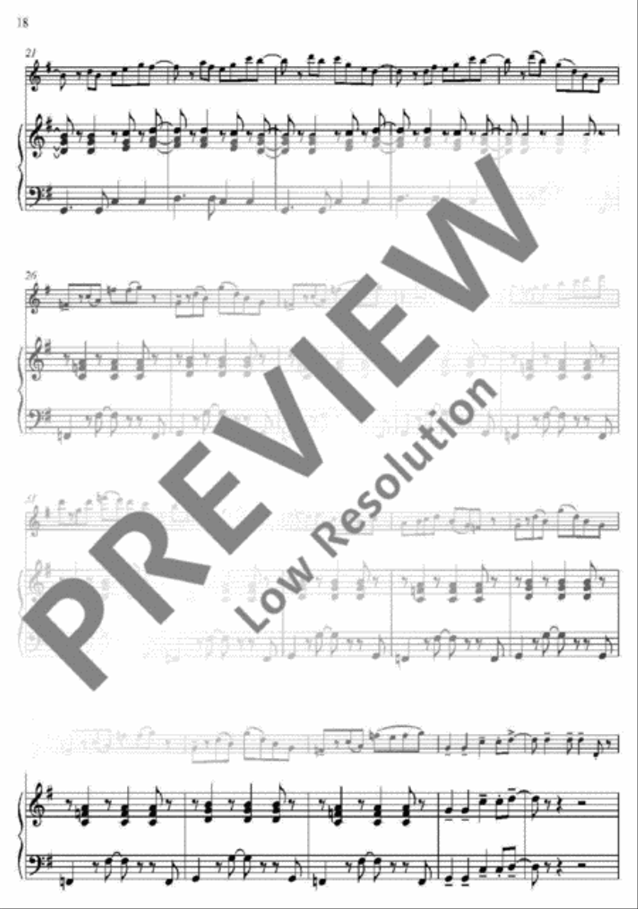 Modern Flutist Flute Solo scores gallery preview page 17