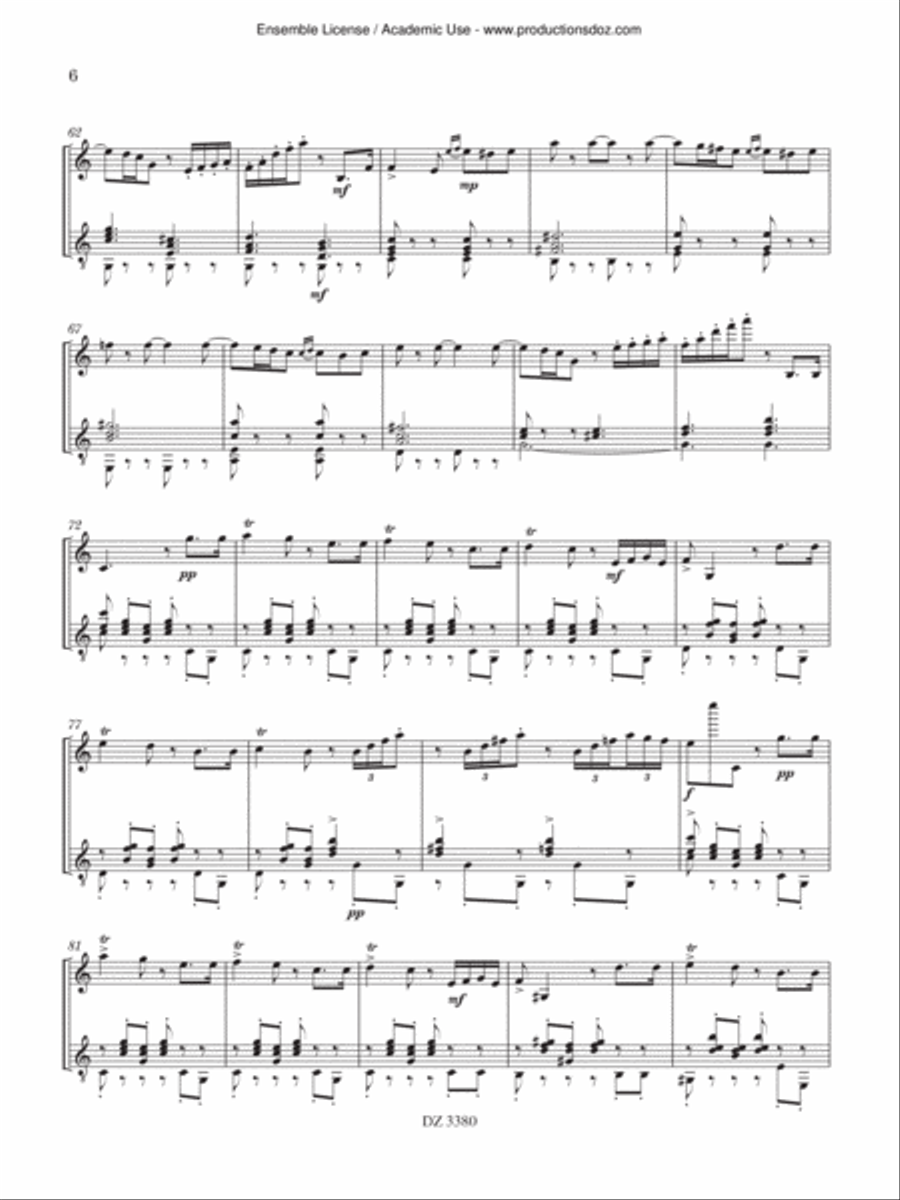 Introduction & Rondo Capriccioso Violin scores gallery preview page 6
