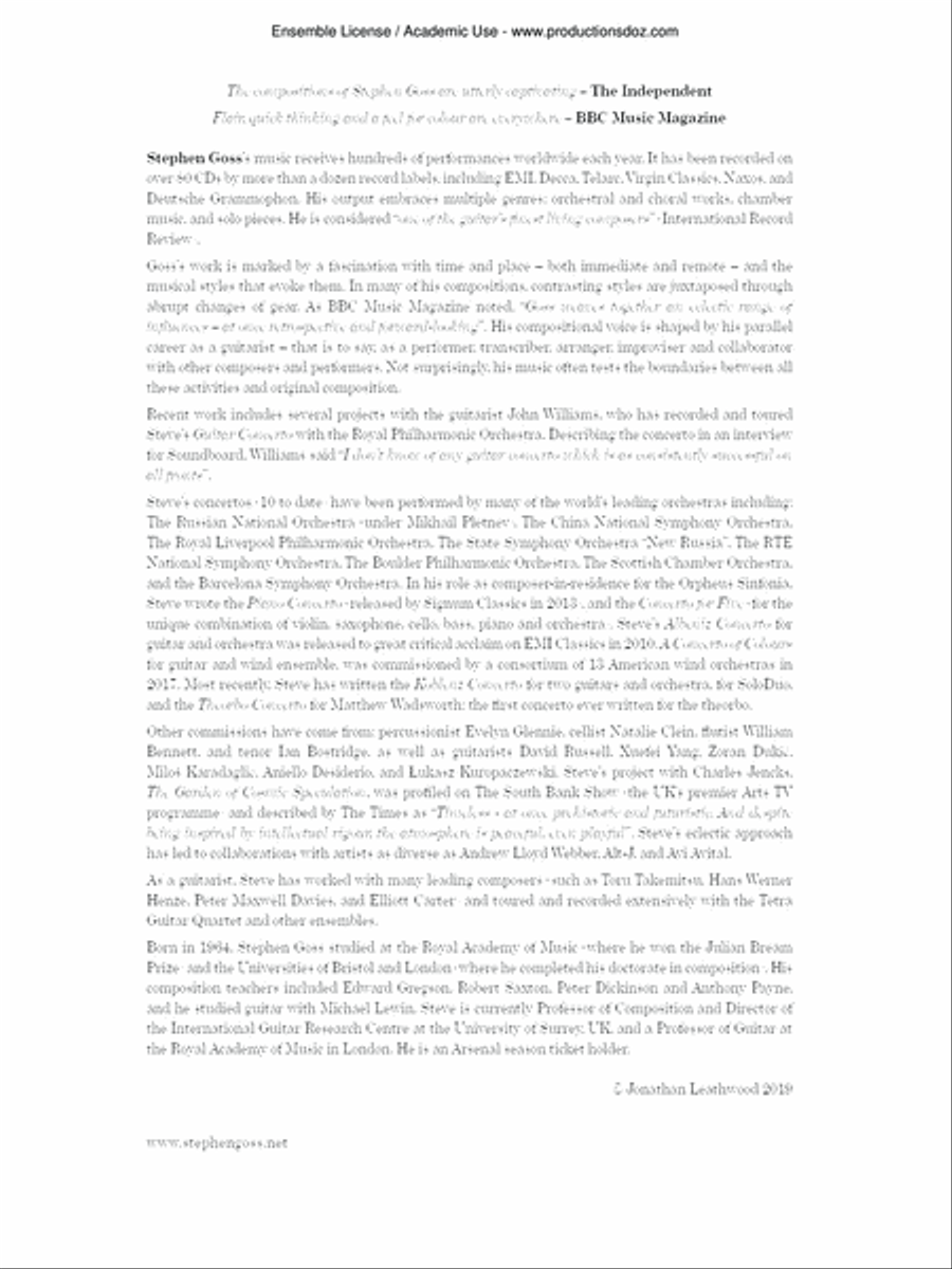 Tarot Guitar Ensemble scores gallery preview page 4