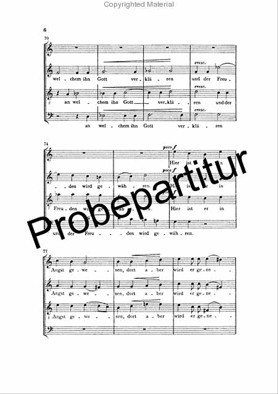 Begräbnisgesang Op. 13 Choir scores gallery preview page 7