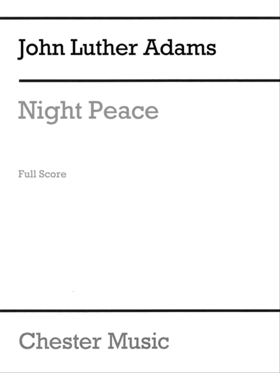 Night Peace Choir scores gallery preview page 1