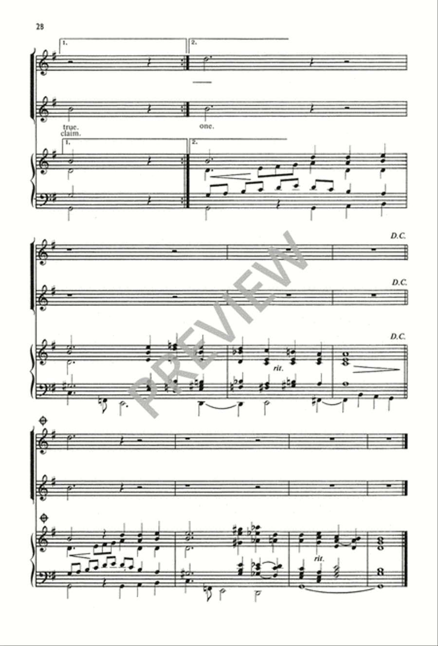 The Calvin Hampton Hymnary 4-Part scores gallery preview page 32