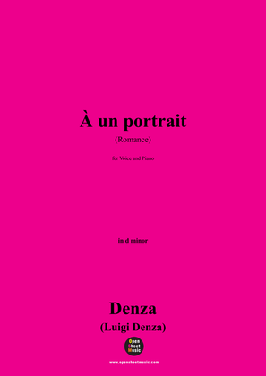 Denza-À un portrait(Romance),in d minor