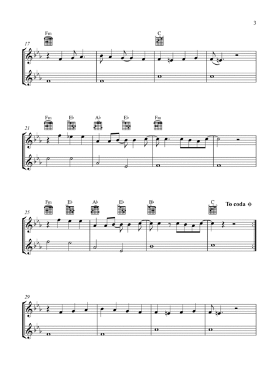 Paint It, Black Acoustic Guitar scores gallery preview page 3