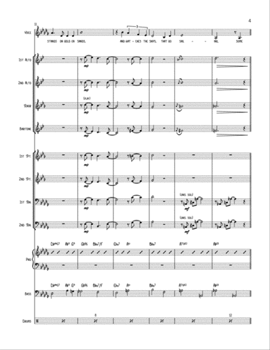 Beyond The Sea Jazz Ensemble scores gallery preview page 5