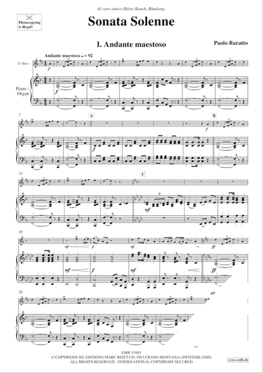 Sonata Solenne Organ scores gallery preview page 4