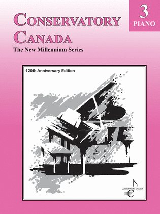 Book cover for New Millennium Grade 3 Piano Conservatory Canada