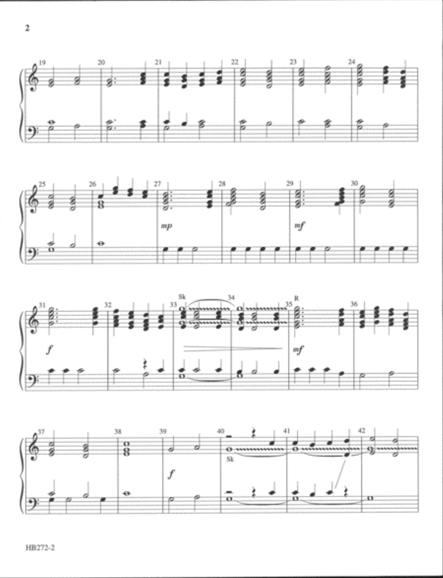 Guide Me, O Thou Great Jehovah - Lamb 2-Octaves scores gallery preview page 3