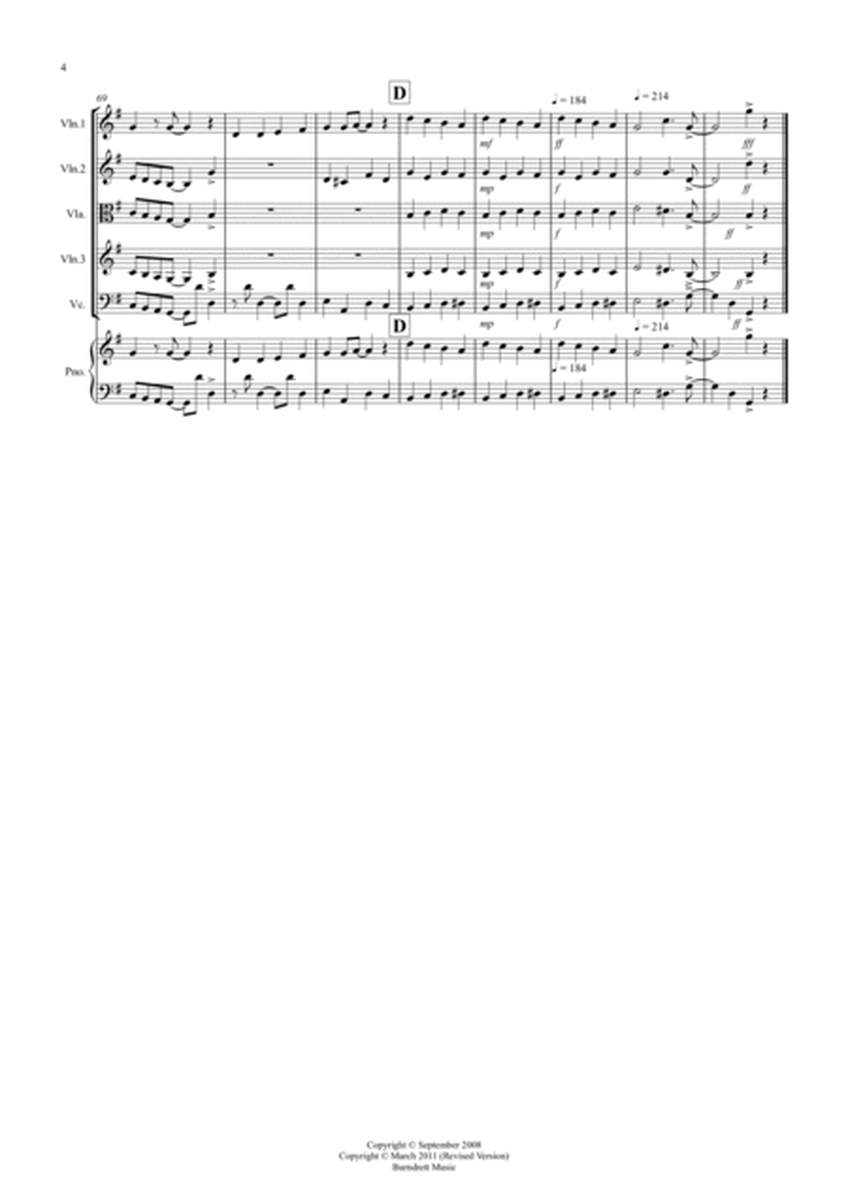 Good King Wenceslas (Jazzy Style!) for String Quartet image number null