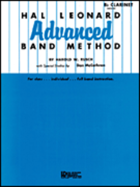Hal Leonard Advanced Band Method- Conductor