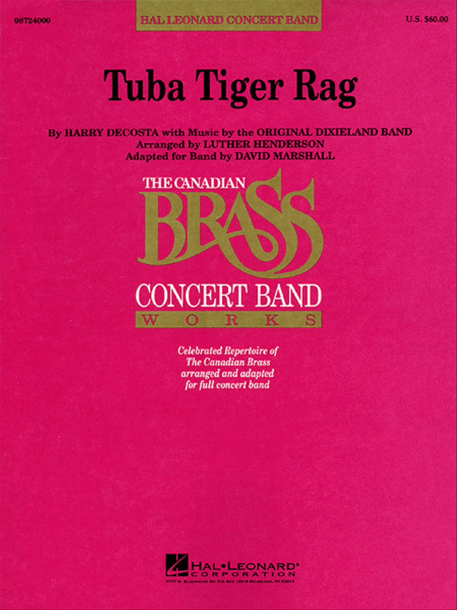 Tuba Tiger Rag Tuba Tiger Rag Concert Band scores gallery preview page 1