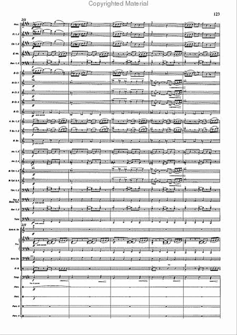 Concertango Concert Band scores gallery preview page 124