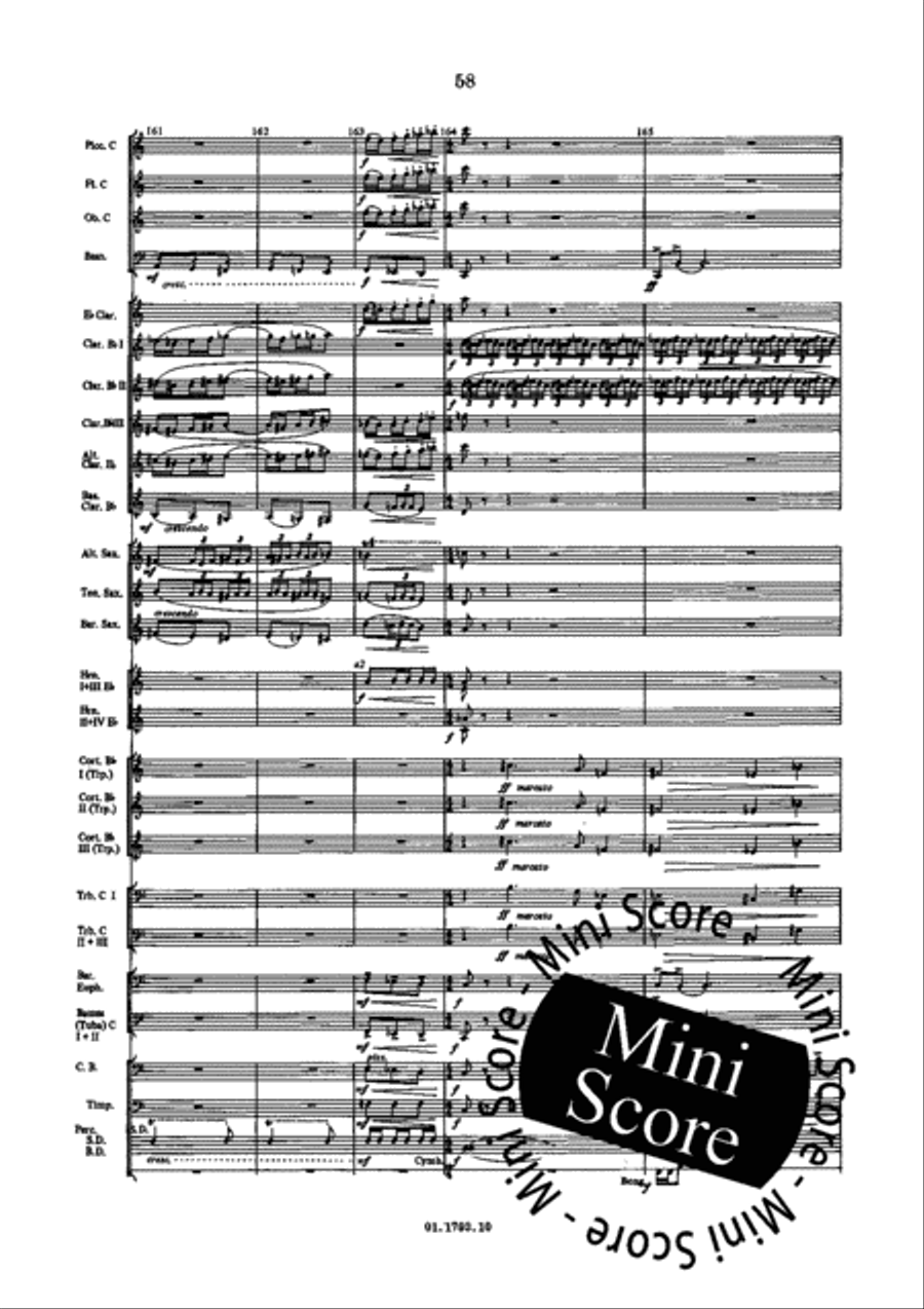 Windmusic Opus 123 Concert Band scores gallery preview page 64