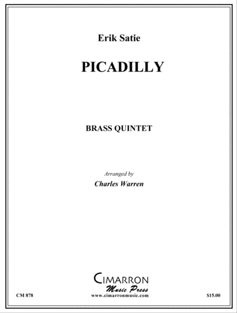 Piccadilly (1904) Brass Quintet scores gallery preview page 1