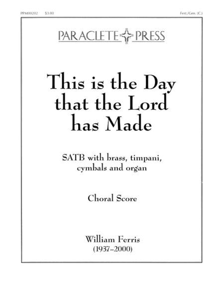 This is the Day that the Lord has Made - Full Score
