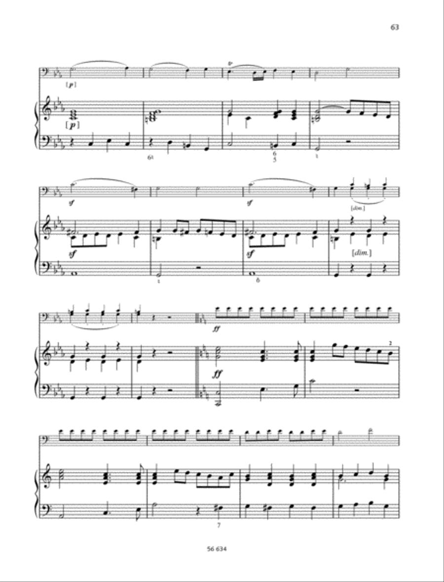 Sonata C major Piano Accompaniment scores gallery preview page 4